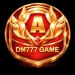 DM777 Game mobile app interface showing 777 jackpot theme on Android device.