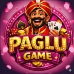 Paglu Game home logo featuring a cheerful royal mascot with playing cards and bold golden brand text on a vibrant background.
